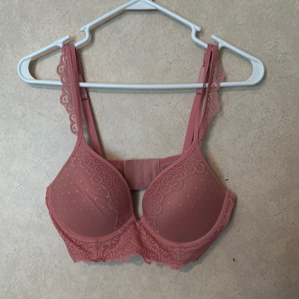Peachy Coral Aerie Sunnie Bra 36C New with Tags